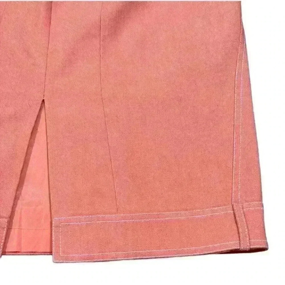 Carlisle Women's Peach A-Line Skirt With Beltloop Hem SIZE-10 - Picture 6 of 8